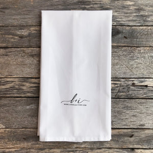 Anchor Tea Towel - Linen and Ivory