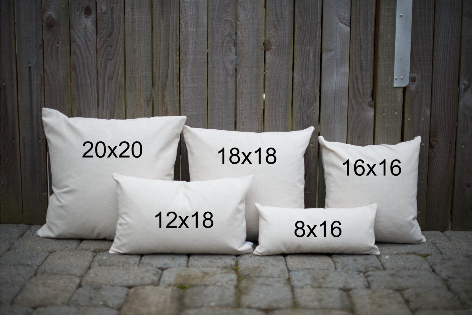 16x16 Custom Design Pillow, Front and Back