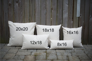 Custom Photo Pillow Cover - Linen and Ivory