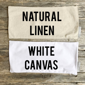 Modern Love Pillow Cover - Linen and Ivory